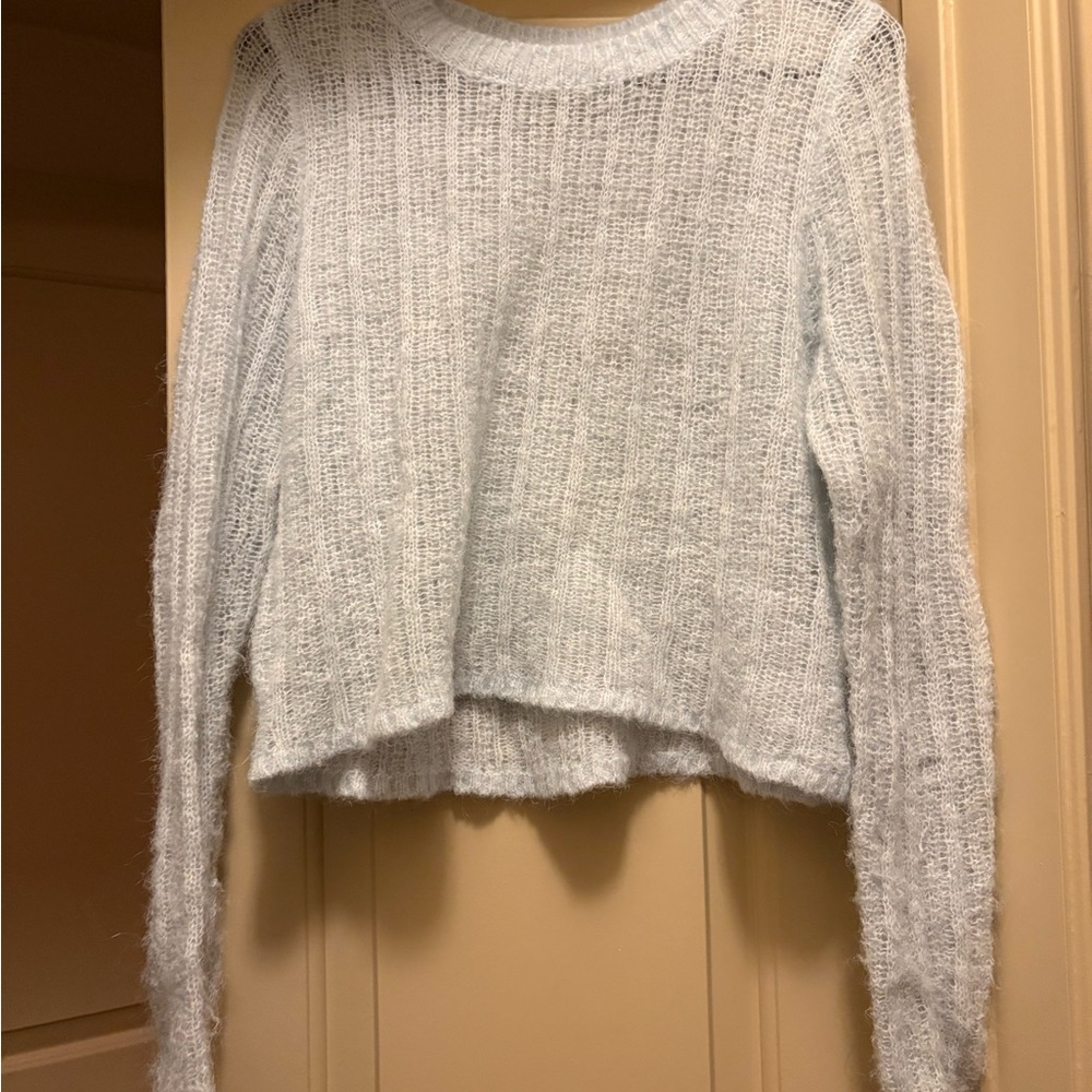 Cozy Baby Blue Sweater